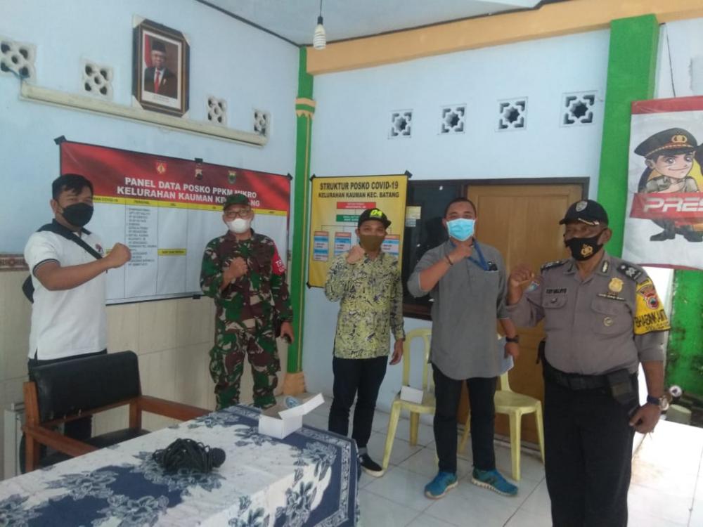 Babinsa dan Bhabinkantibmas Sosialisasikan PPKM Skala Mikro