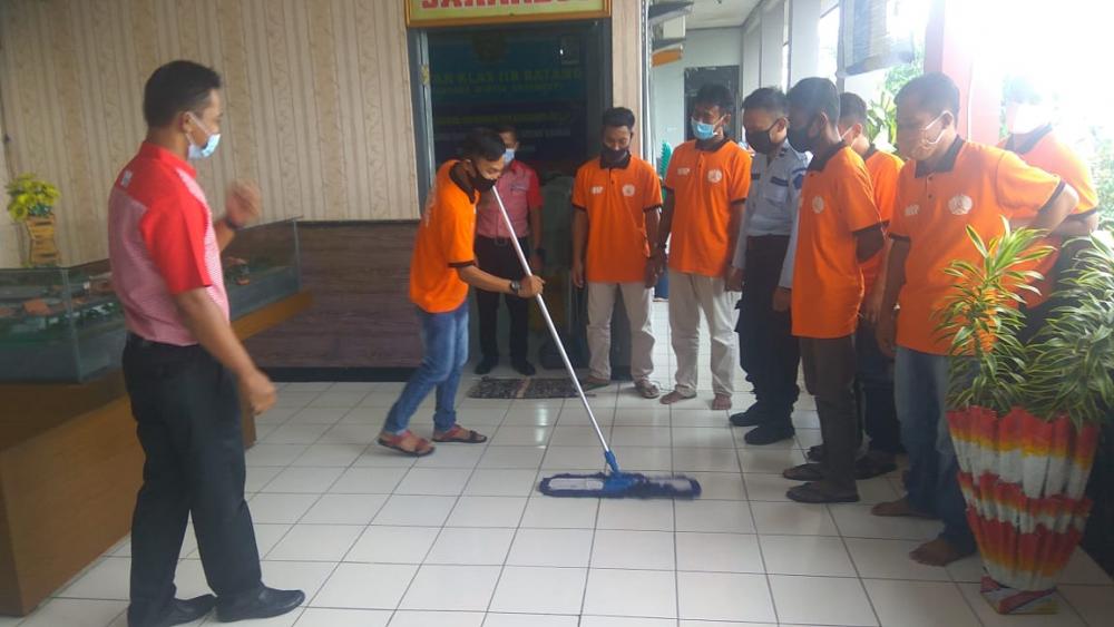 Rutan Batang Gandeng BRI Beri Pelatihan Kebersihan