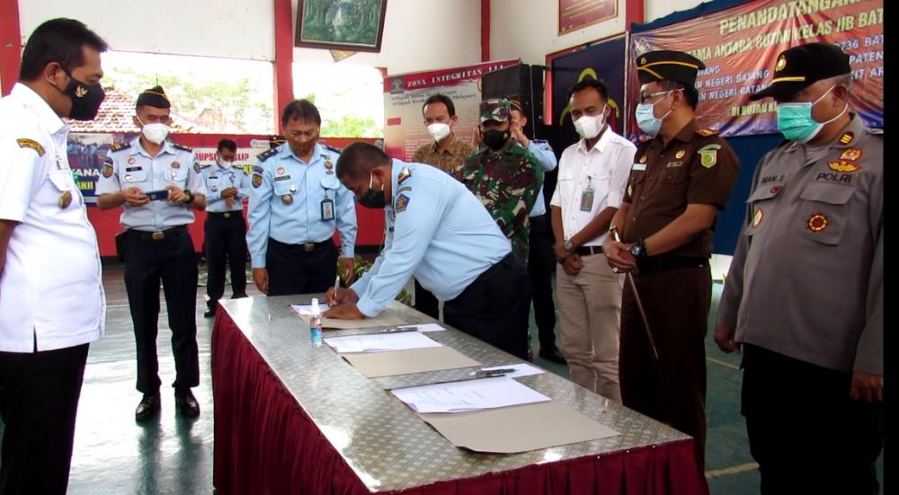 Karutan Batang Tandatangani MoU Bersama APH Demi Kepastian WBP
