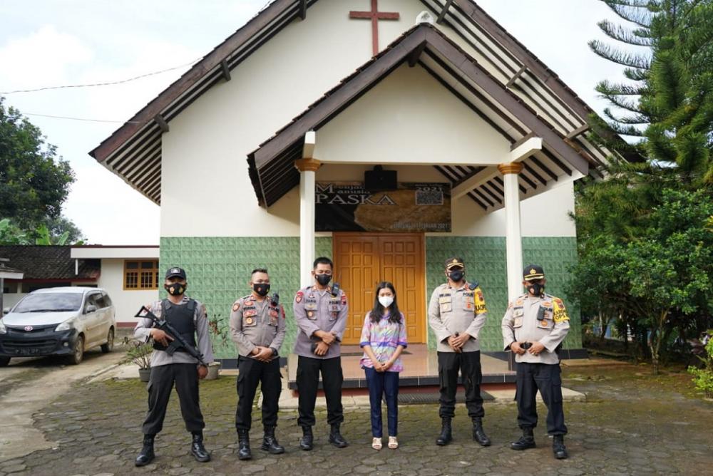 Kapolres Batang Pastikan Keamanan Rangkaian Ibadah Paskah
