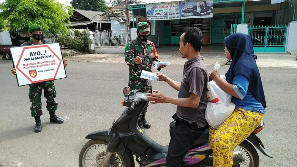 Koramil 10/Batang Rutin Operasi Yustisi