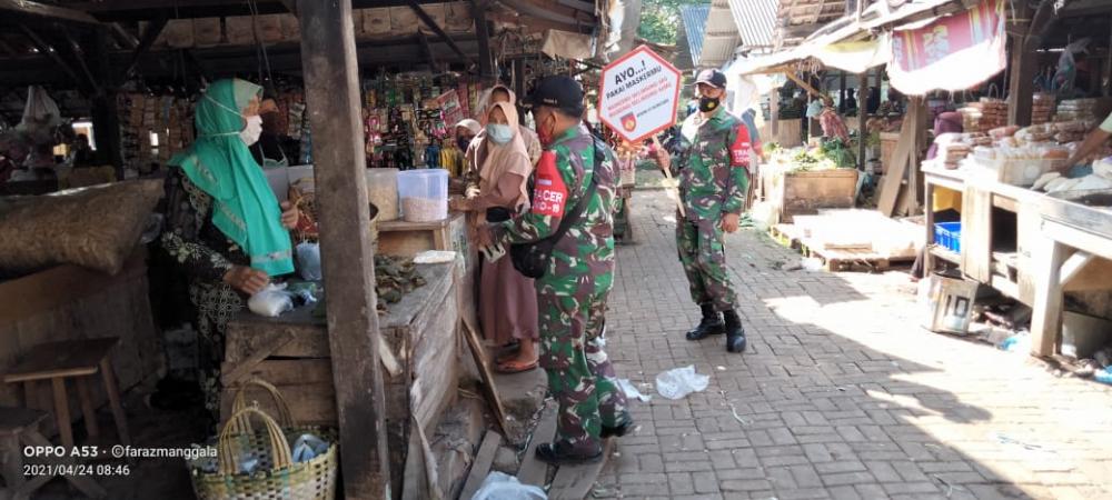 Operasi Yustisi Pasar Tradisional Cegah Klaster Covid-19