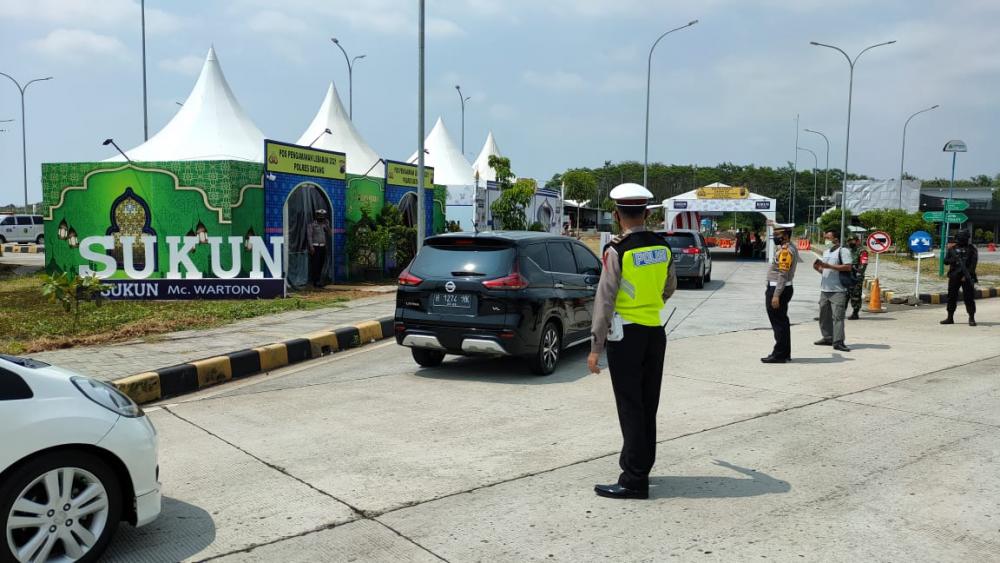 Volume Kendaraan di Batang Turun 40 Persen