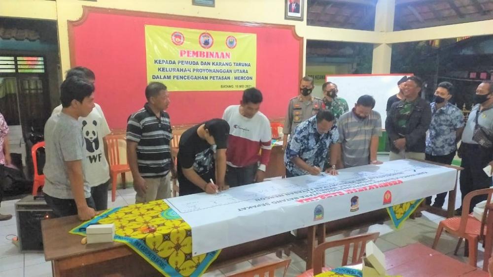 Jelang Lebaran, Polsek Batang Kota Gencar Sosialisasi Larangan Petasan