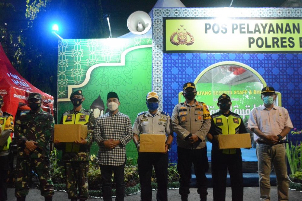 Bupati Batang Beserta Forkopimda Patroli Bubarkan Takbir Keliling