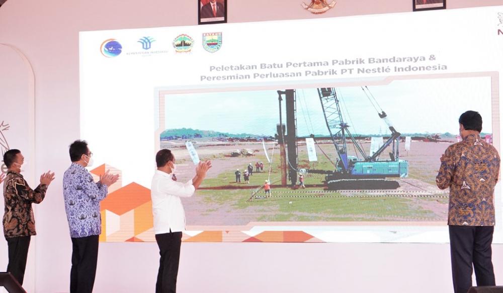 PELETAKAN BATU PERTAMA PABRIK NESTLE