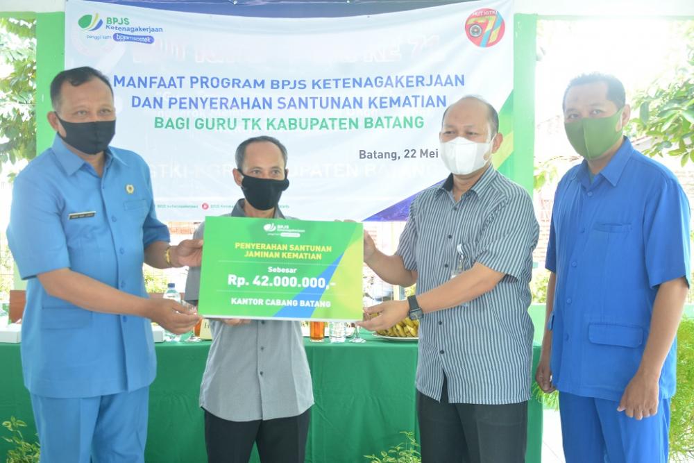 Peringati HUT IGTKI Ke-71 Bpjamsostek Berikan Klaim JKM