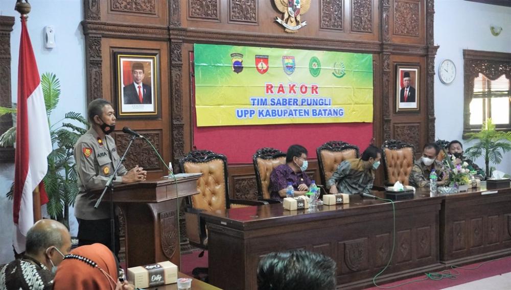 Penindakan Nyata Tim Saber Pungli Batang Tahun 2020