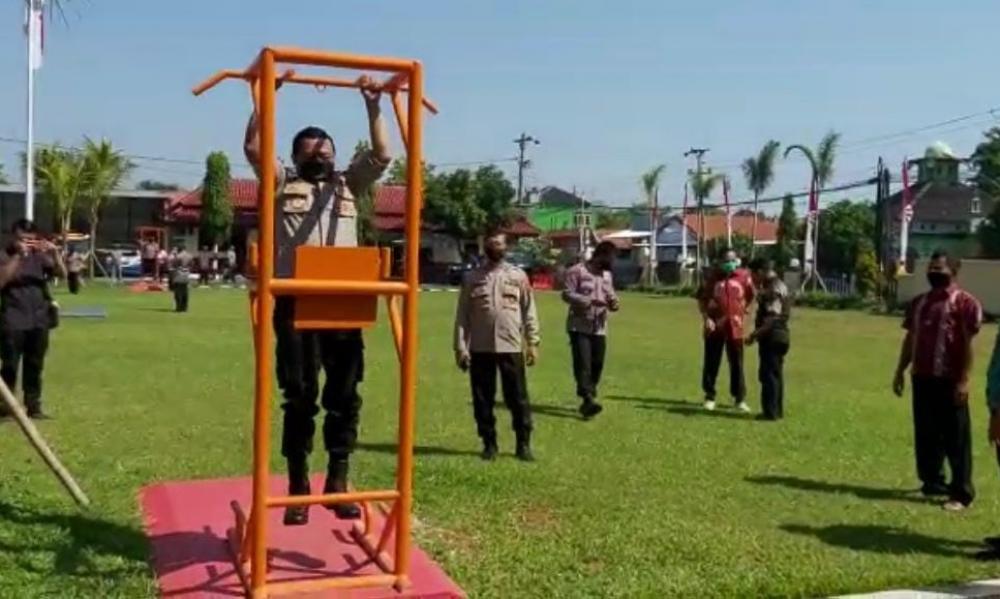Jaga Imunuitas, Kapolres Batang Wajibkan Anggotanya Olahraga