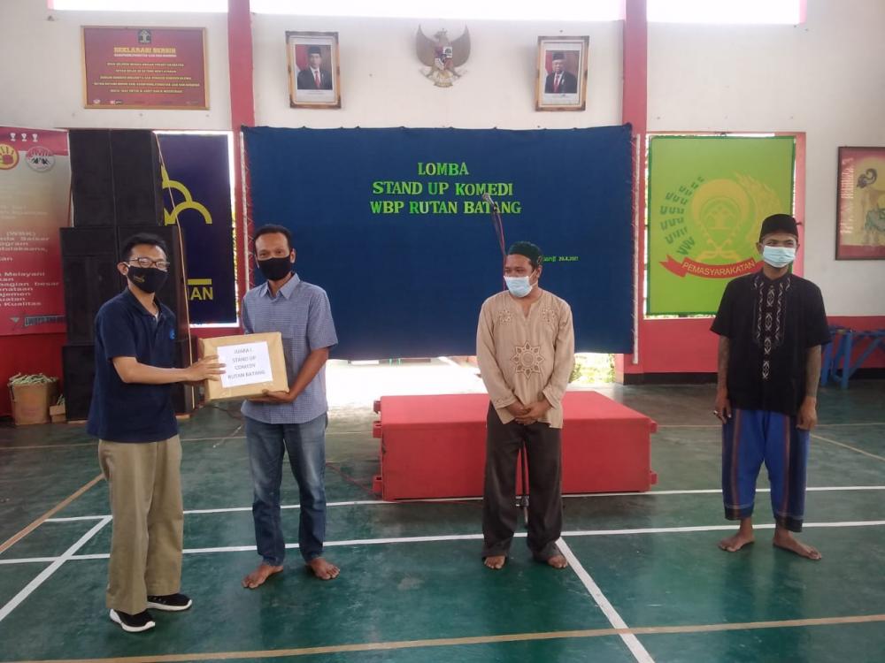 Stand Up Komedi, Sarana WBP Ungkapkan Imajinasi