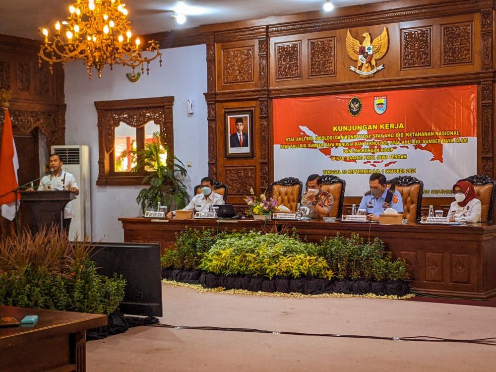 Staf Ahli Kemenkopolhukam Pantau Progres Pembangunan Kawasan Industri Terpadu Batang