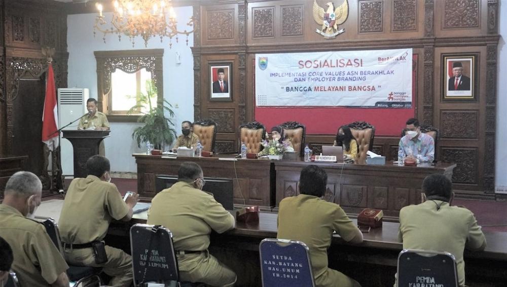 Terapkan Core Values, ASN Batang Harus Berikan Pelayanan Terbaik Untuk Masyarakat