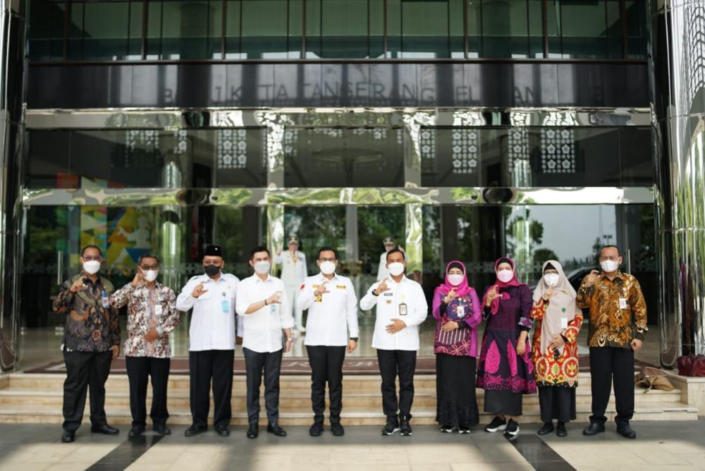 Pemkab Batang Berguru Administrasi Kependudukan di Pemkot Tangerang Selatan