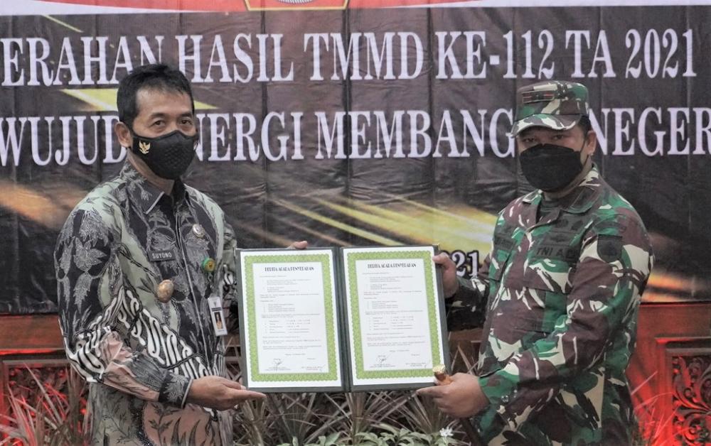 Kodim 0736 Batang Selesaikan 100% Pembangunan di Desa Gerlang