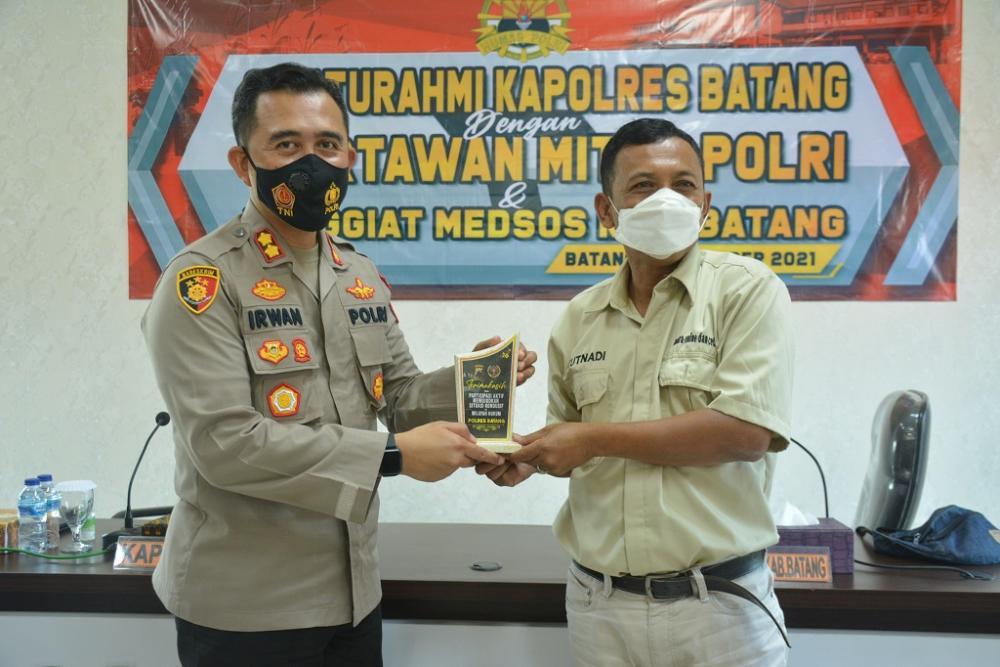 Jalin Kemitraan, Kapolres Batang Gelar Silaturahmi Dengan Wartawan dan Penggiat Medsos