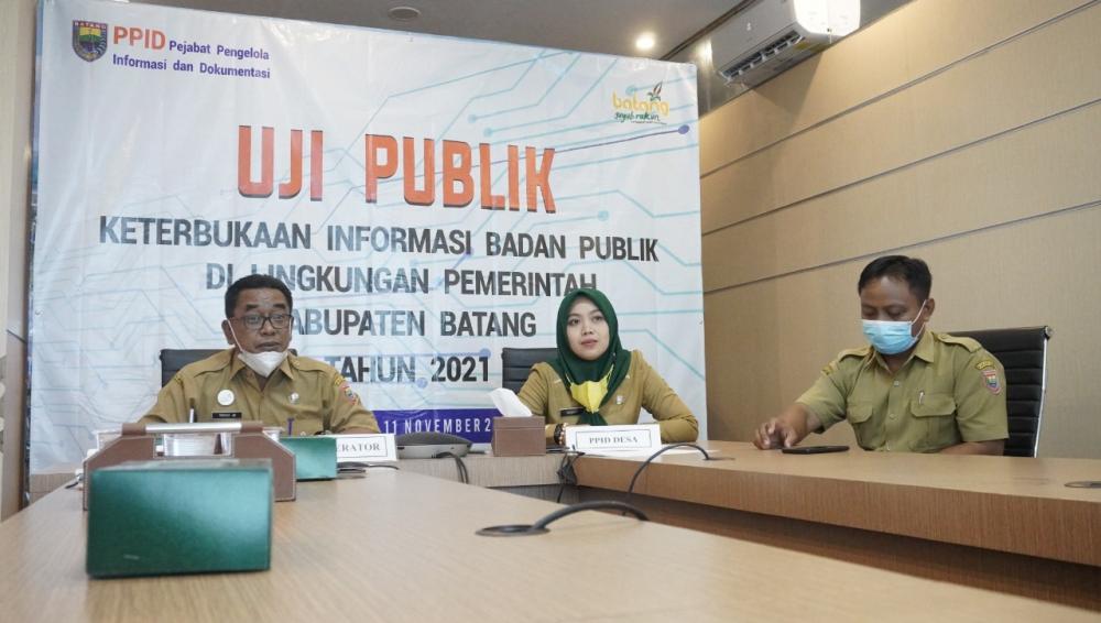 Diskominfo Batang kembali Gelar Tahapan Uji Publik Untuk Pemerintah Desa