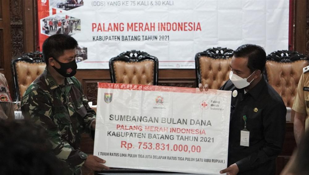 Bulan Dana PMI Batang Tahun 2021 Mengalami Kenaikan Signifikan