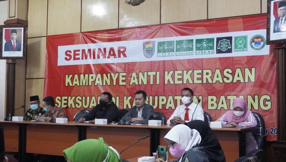 Tinggi Kasus Kekerasan Seksual, PCNU Batang Antisipasi Dengan Kampanyekan Anti Kekerasan Seksual