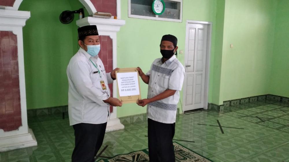 Kemenag Batang Bantu Pengurusan Tanah Wakaf