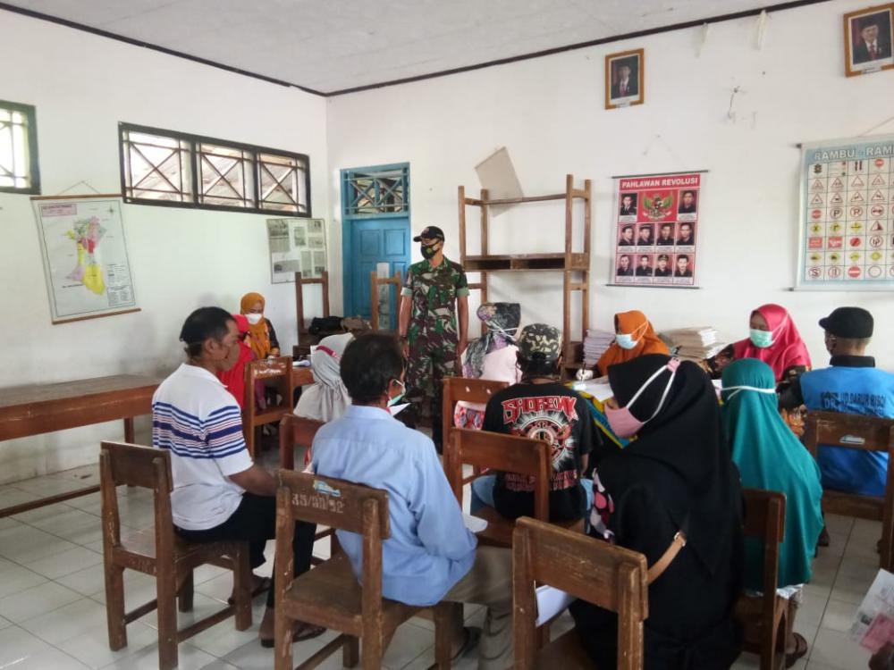 Percepat Target, Koramil Reban Dampingi Dua Tahap Vaksinasi