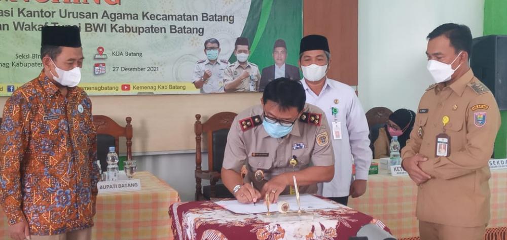 Percepat Sertifikasi Tanah Wakaf, Tiga Instansi Tandatangani Kerjasama