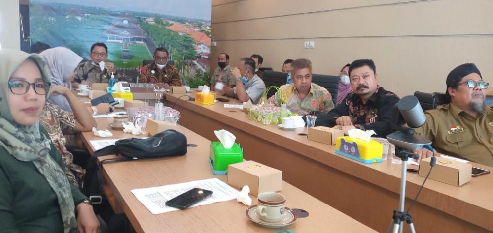 Awal Tahun 2022, Komisi D DPRD Kabupaten Batang Kunjungi Diskominfo