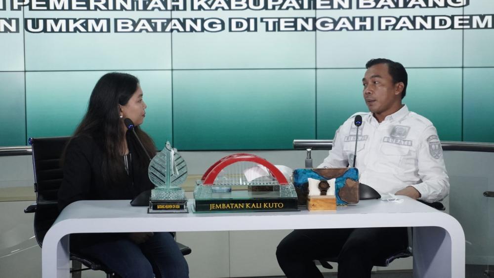 Bupati Batang Podcast Bareng Tribun Jateng