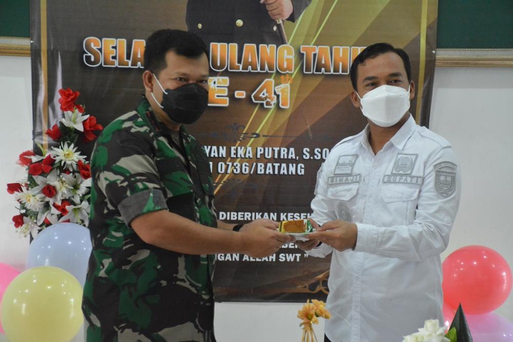 Bupati Batang Berikan Kejutan Dihari Ulang Tahun Dandim