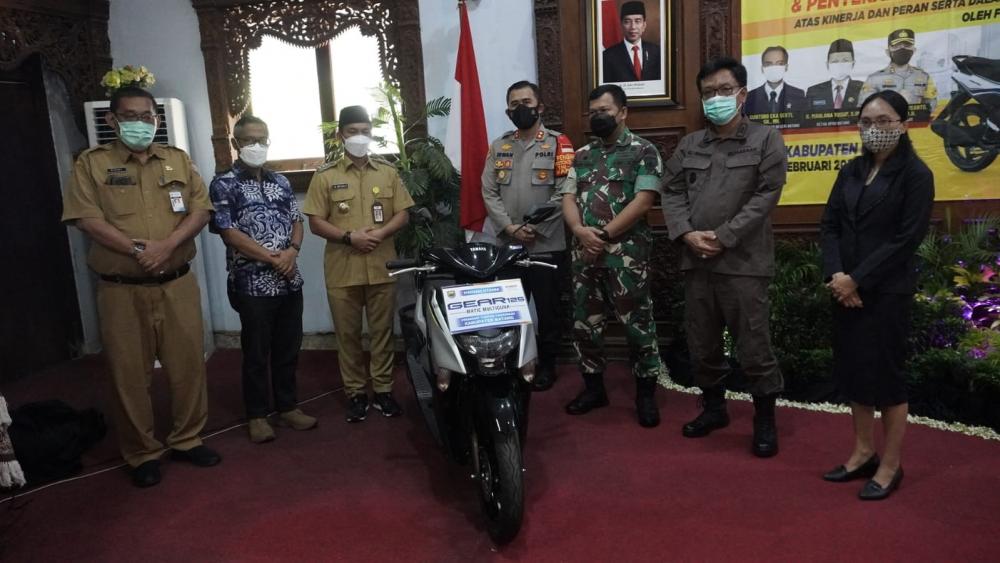 Bupati Batang Lauching Kembali Vaksinasi Berhadiah Motor Untuk Semua Dosis