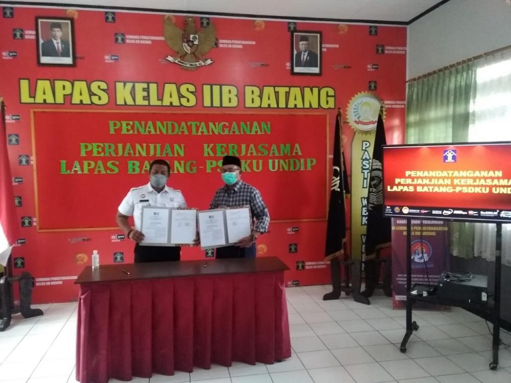 Kalapas Batang Teken MoU dengan PSDKU UNDIP