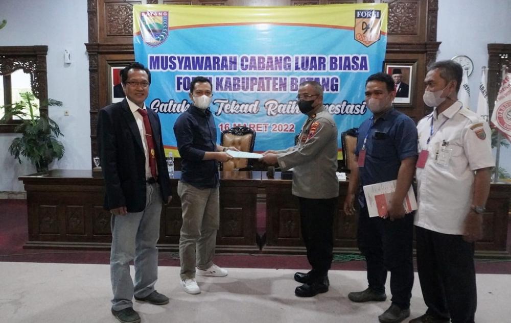 Maulana Yusuf Terpilih Ketua FORKI Batang Secara Aklamasi