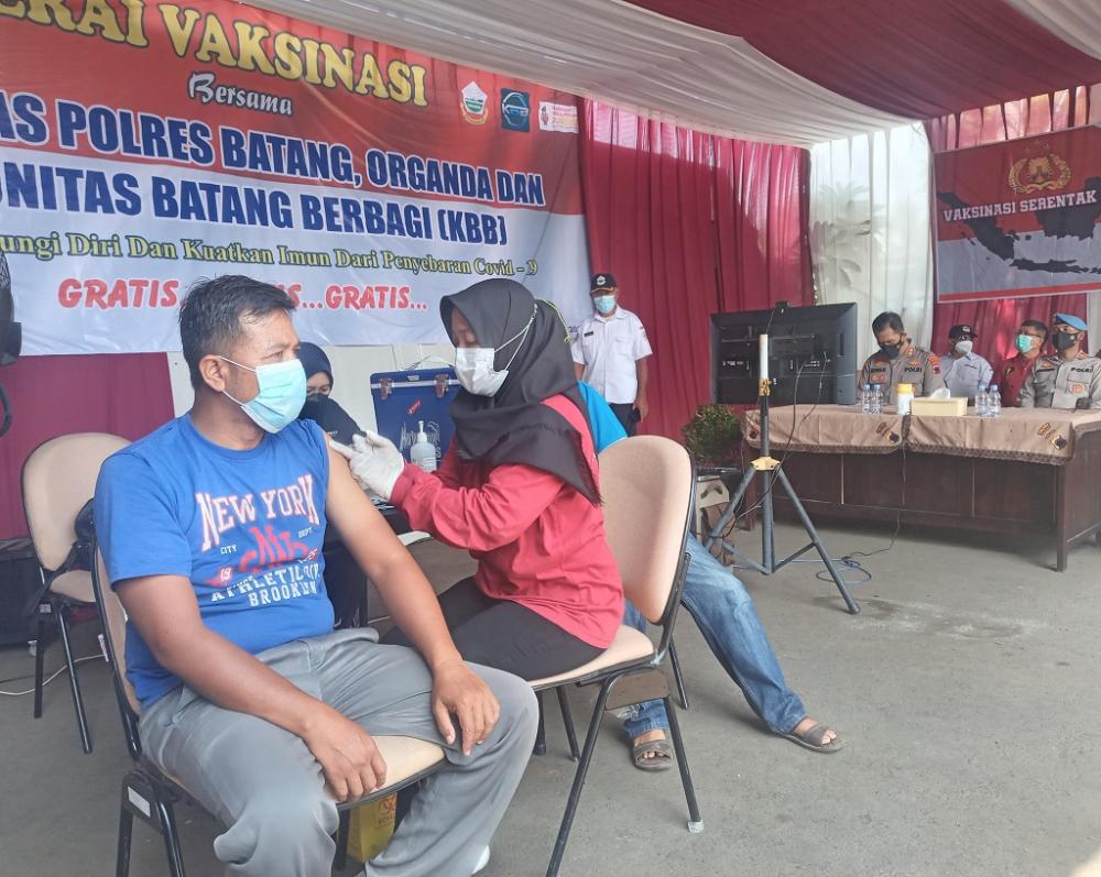 Ramadan, Polres Batang Gencarkan Percepatan Vaksinasi