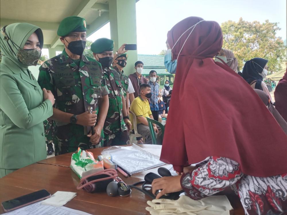 Korem Wijayakusuma Optimalkan Percepatan Vaksinasi Booster