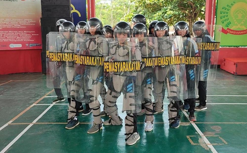 Lapas Batang Gelar Simulasi Pengendalian Huru Hara