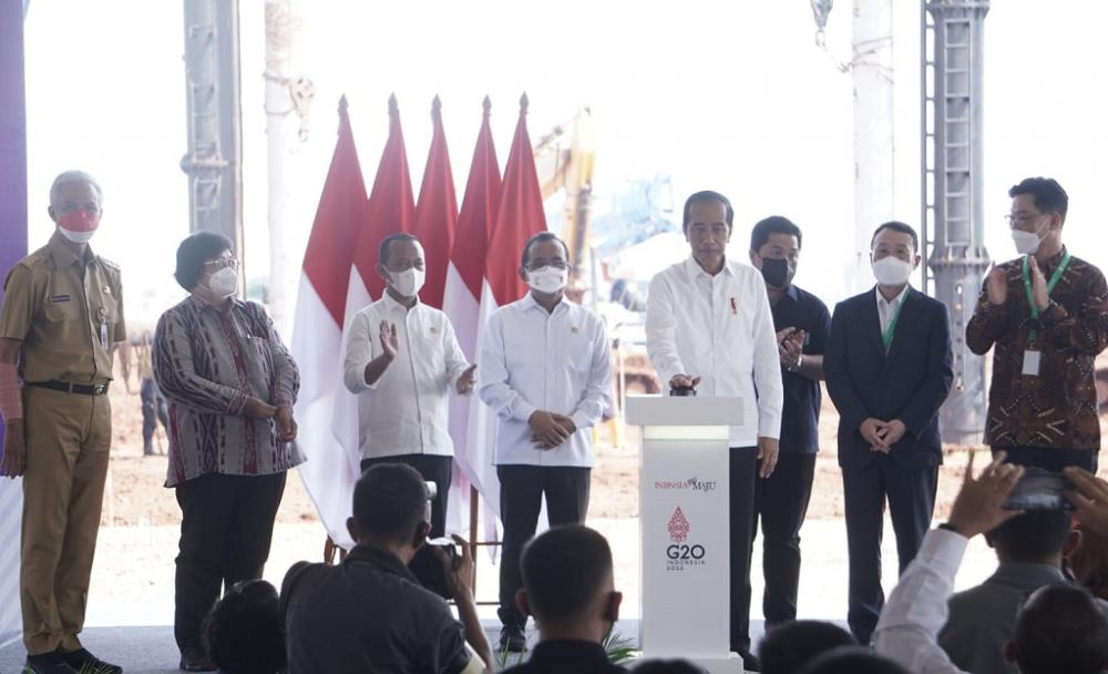 Presiden Jokowi Resmikan LG Energi Solution Untuk Jadikan Indonesia Produsen Utama Produk Nikel