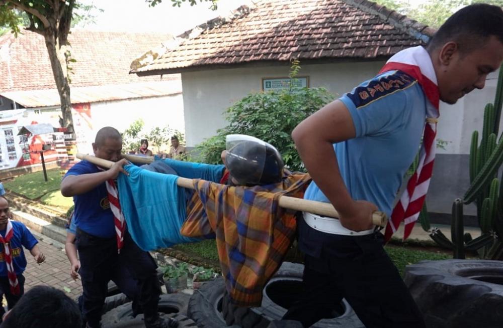 Kwarcab Bekali Pegawai Lapas Batang Ketangkasan Evakuasi Korban Bencana