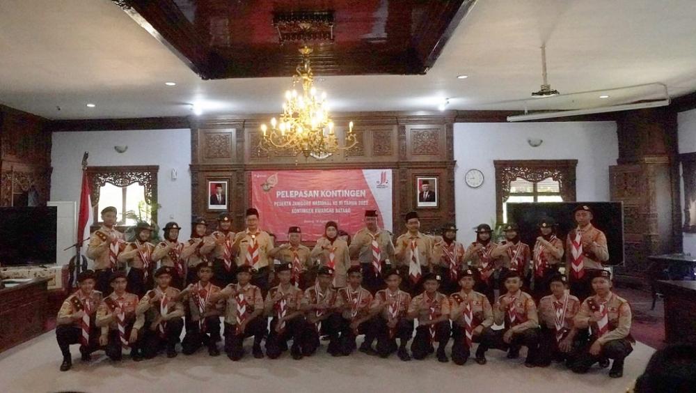 Kwarcab Batang kirim 24 Kontingen Pramuka Terbaik ke Jamnas 2022