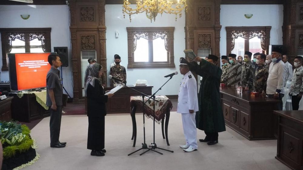 Kepala Desa Antar Waktu, Setelah Dilantik Ditugaskan Untuk Tangani Stunting