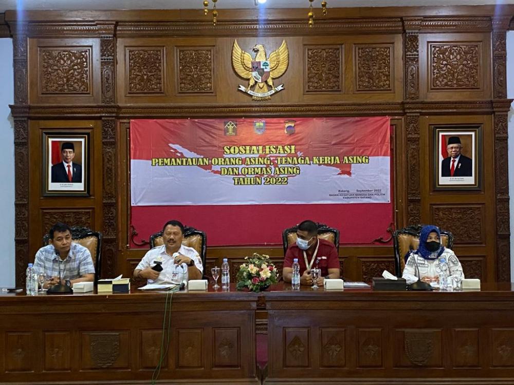 Banyak PMA Berinvestasi, Kesbangpol Mengimbau Untuk Mengawasi Keberadaan Orang Asing di Batang