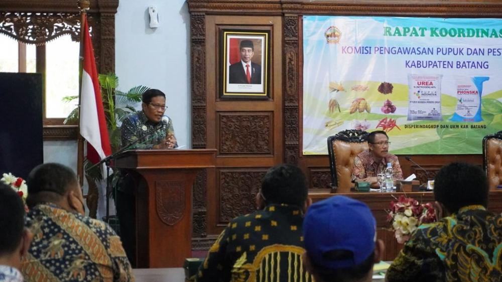 Pemkab Batang Pantau Pendistribusian Pupuk Bersubsidi Agar Tepat Sasaran