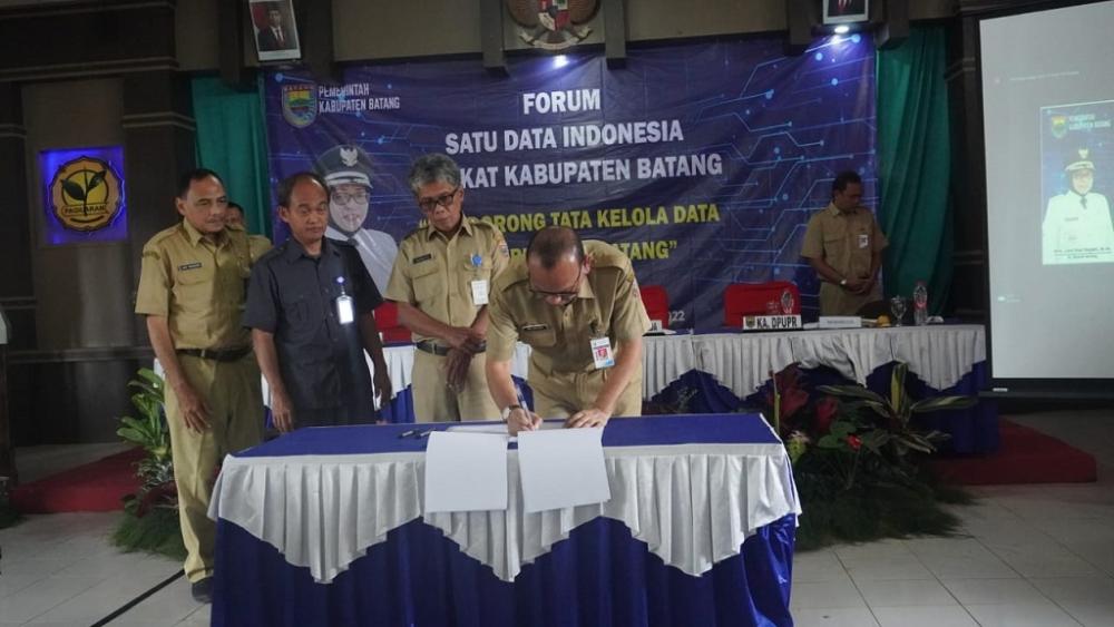 Pemkab Batang Dorong Tiap OPD Gunakan Tata Kelola SDI