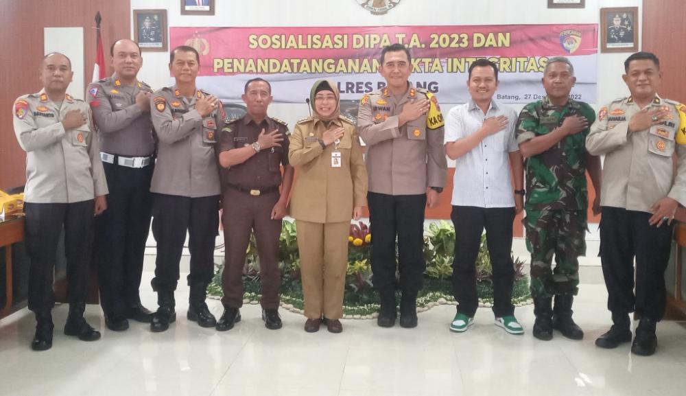 Polres Batang Upayakan DIPA 2023 Terserap Maksimal
