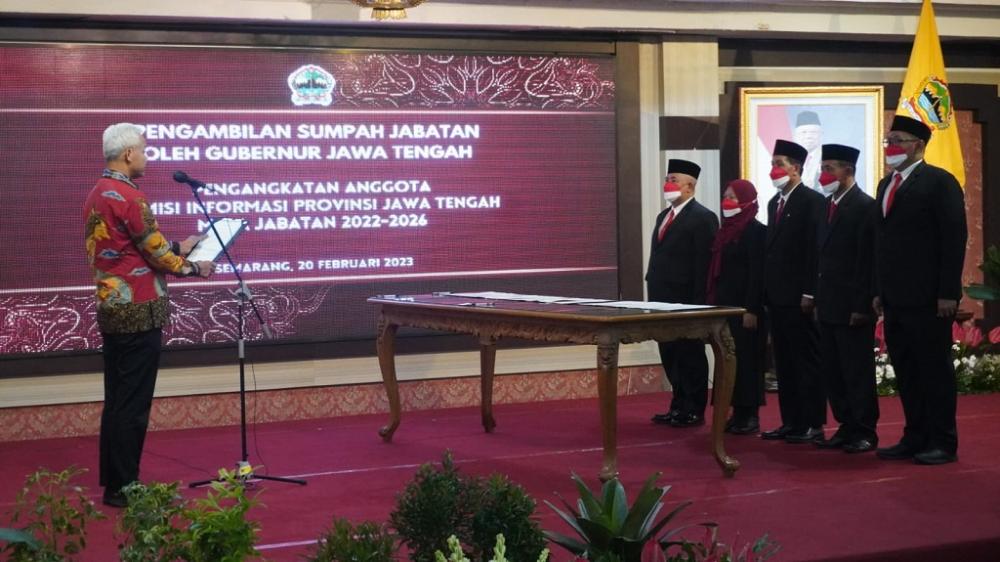 Gubernur Jateng Minta, KIP Berikan Informasi Akurat