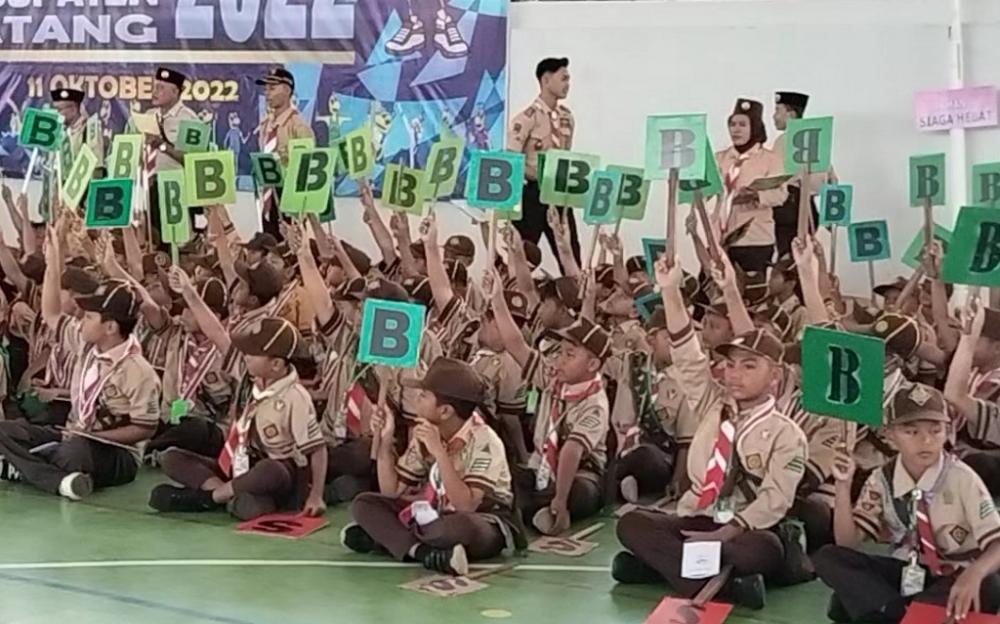 Menuju Tingkat Binwil, Perwakilan Kwarran Tampil Maksimal