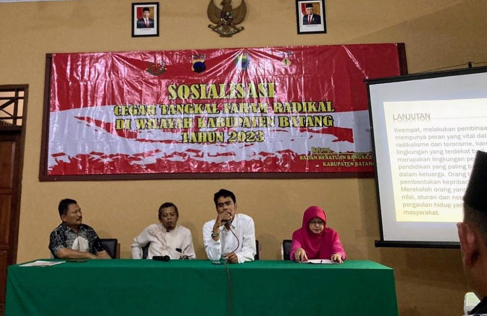 Kesbangpol Batang Berupaya Selamatkan Kelompok Rentan Dari Paham Radikalisme