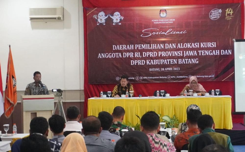 KPU Batang Sosialisasi Mekanisme Pendaftaran Calon DPRD