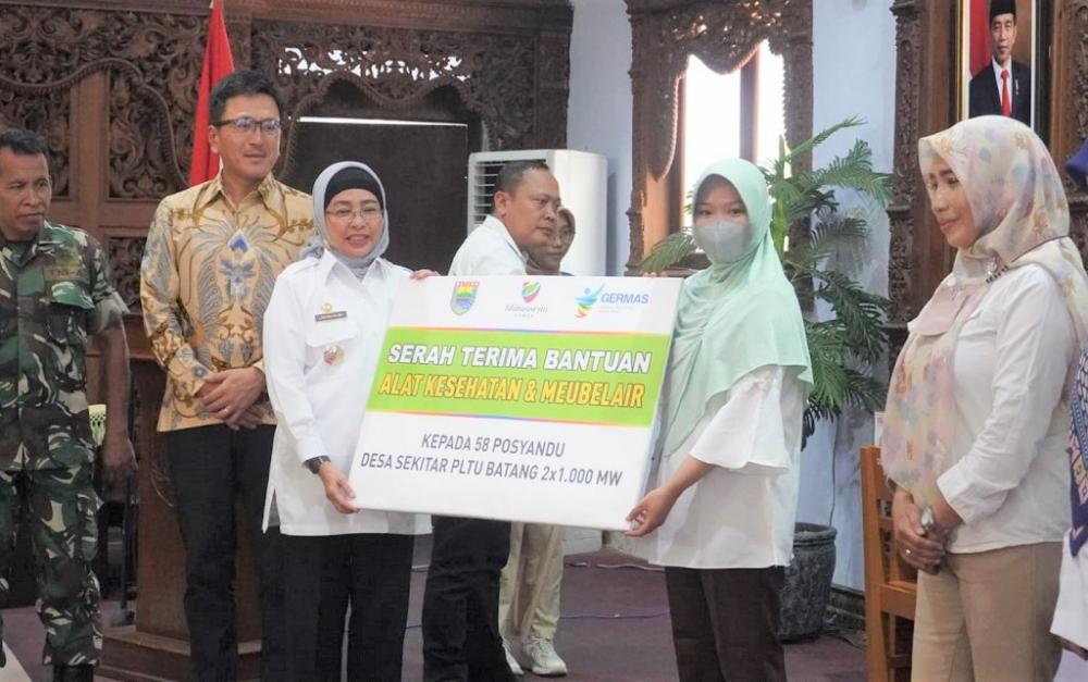 BPI Batang Berikan Bantuan Alat Kesehatan Kepada 58 Posyandu