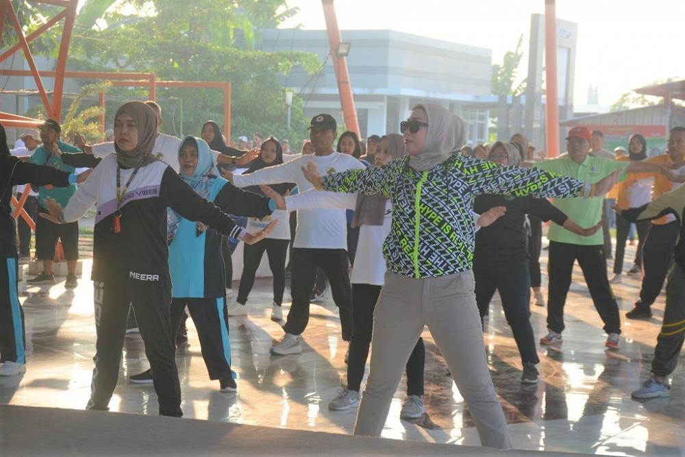 SENAM BERSAMA ANGGOTA KOPERASI di BATANG