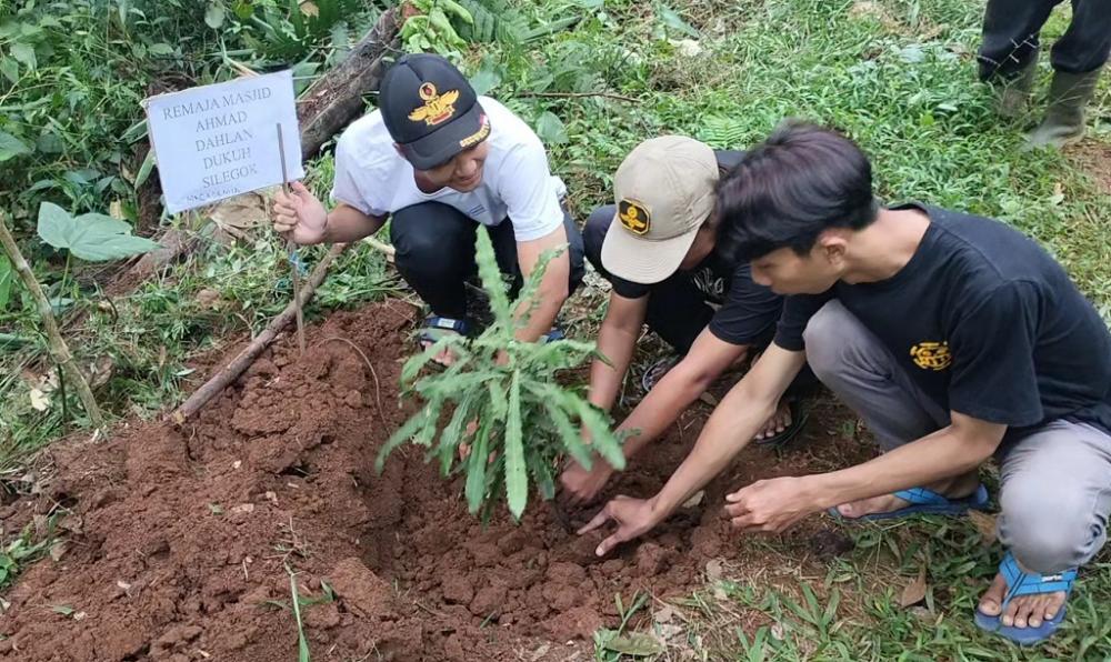 Remajakan Sumber Air, Remaja Silegok Tanam Bibit Aren