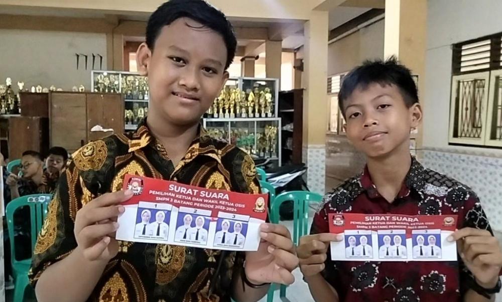 Pilketos Bernuansa Pemilu, Ajarkan Anak Bersikap Demokratis